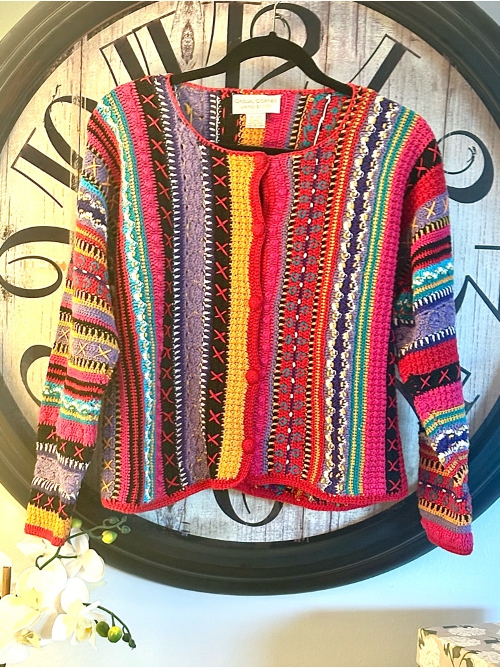Vintage Casual Corner Knit Sweater